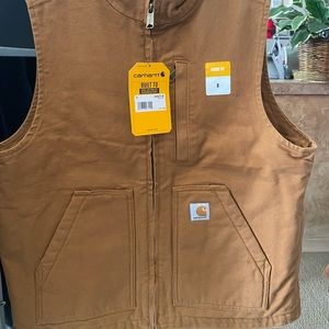 Carhartt Brown Sherpa-Lined Vest
